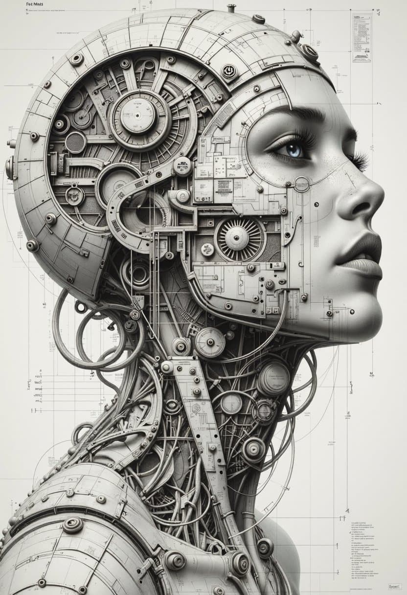 Cyborg Technology (Grayscale) - Image 1