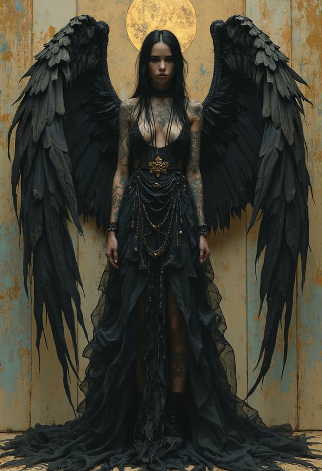 Gold Goth Girls 1