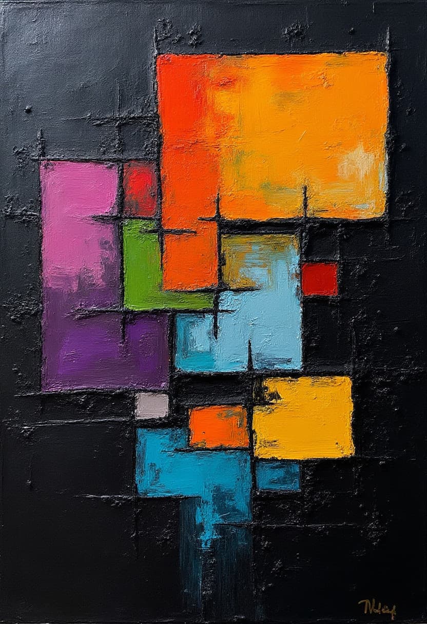 Oil Painting (Multicolor) - Image 1