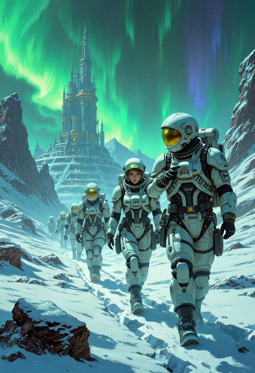 Retro Sci-Fi (Ice Planet) - Image 1