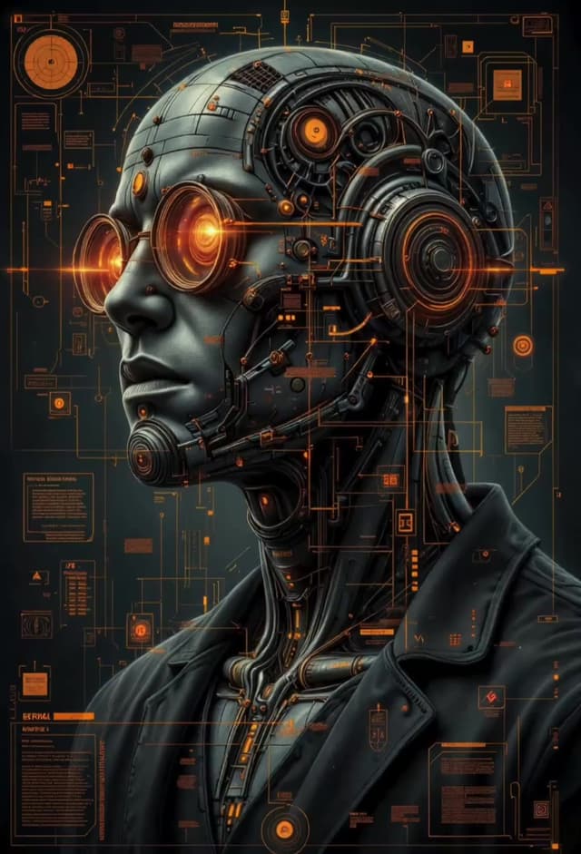 Cyborg Technology (Black Orange)