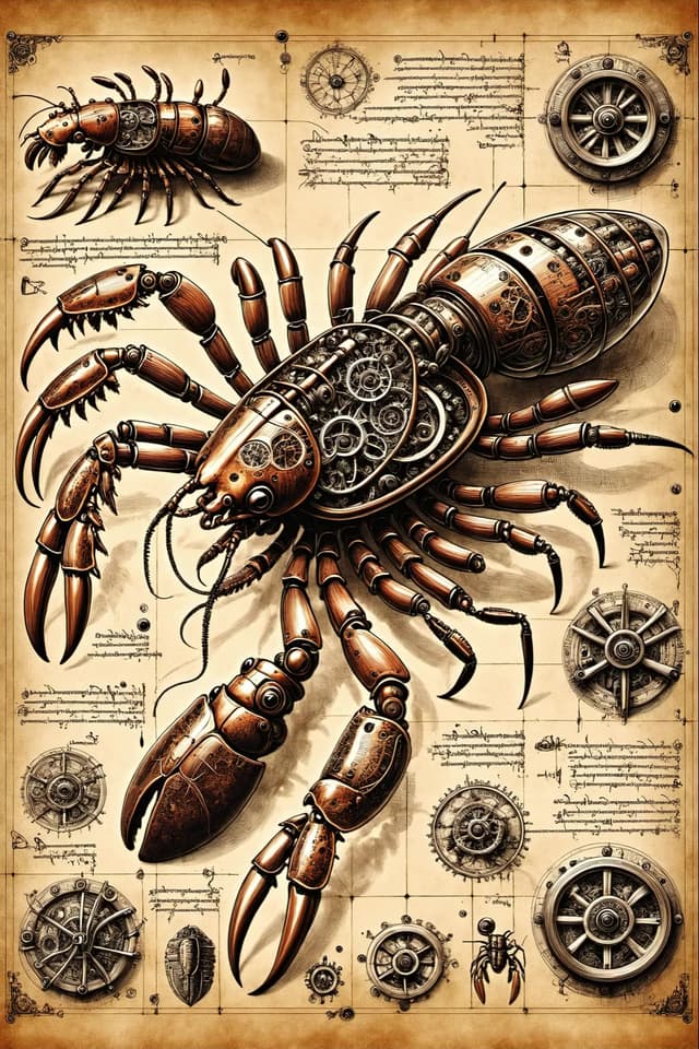 Da Vinci Critter Drawings