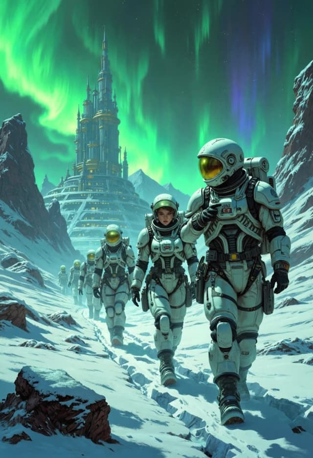 Retro Sci-Fi (Ice Planet)